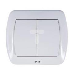 Simon Akord Łącznik hermetyczny świecznikowy IP44 biały AW5B/11 WMAL-350xxx-1012