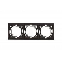 Simon Classic Ramka potrójna pozioma grafit mat MR3/28 WMYZ-0130xx-C012