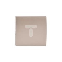 Simon Classic Klawisz pojedynczy łącznika jednobiegunowego platyna metalizowana MKW1/27 WMCL-K0x1xx-P013