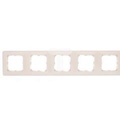 CARIVA Ramka pięciokrotna kremowa 773755
