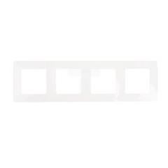 NILOE Ramka poczwórna uniwersalna biała 665004