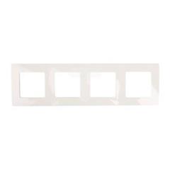 NILOE Ramka poczwórna uniwersalna kremowa 665014