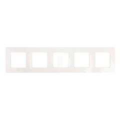 NILOE Ramka pięciokrotna uniwersalna kremowa 665015