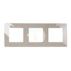 NILOE Ramka potrójna uniwersalna popielata 665033