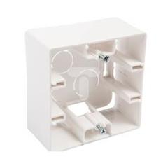 NILOE Puszka natynkowa pojedyncza biała 664798