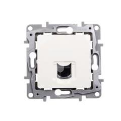 NILOE Gniazdo komputerowe pojedyncze RJ45 kat.6 UTP kremowe 664873