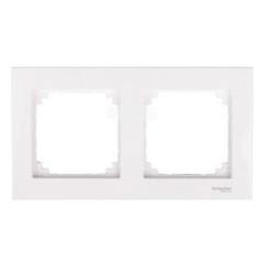 Merten System M Ramka podwójna pozioma i pionowa biel polarna MTN515219