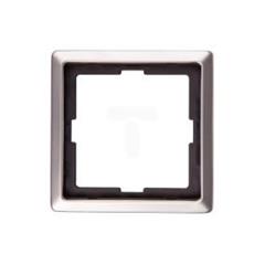 Merten D Ramka pojedyncza stal niedz. tworzywo Poziomy i pionowy MTN481146