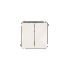 Simon Basic Przycisk podwójny biały BMP2.01/11 WMUL-0P0xx2-1011