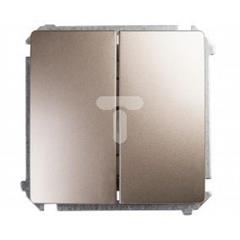 Simon Basic Łącznik schodowy podwójny satynowy BMW6/2.01/29 WMUL-0602xx-H011