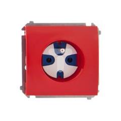 Simon Classic Gniazdo pojedyncze DATA z/u 16A IP20 z kluczem uprawniającym czerwone MGD1.01/22 WMCW-01111x-A013