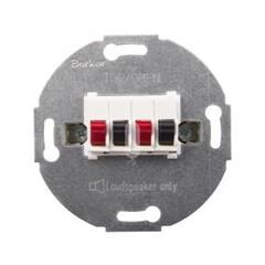 Berker/B.Kwadrat Gniazdo głośnikowe podwójne śnieżnobiałe 457309