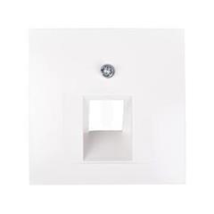 Berker/B.Kwadrat Element centralny gniazda przyłączeniowego 1xUAE śnieżnobiały 5314078989