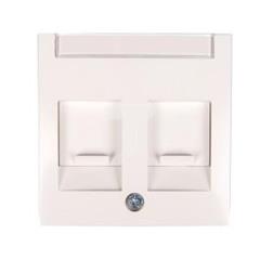 Berker/B.Kwadrat Element centralny podwójny śnieżnobiały 11818989