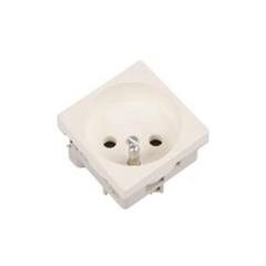 Simon Connect Gniazdo K45 pojedyncze z/u 16A IP20 czysta biel K02/9 TSC-K02-9