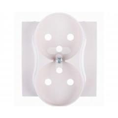 Simon Classic Pokrywa gniazda podwójnego z/u IP20 ecru MGZ2MP/10 WMCW-P1M221-B013