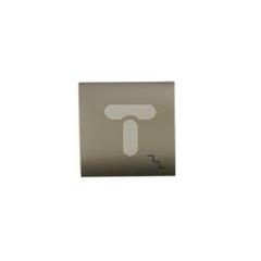 Simon Classic Klawisz pojedynczy łącznika schodowego platyna metalizowana MKW6/27 WMCL-K6X2XX-P013