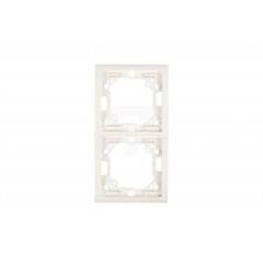 Simon Classic Ramka podwójna pionowa biała MR2P/11 WMYZ-0121xx-1012