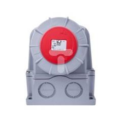 Zestaw instalacyjny z gniazdem 63A 5P (0-1) czerwony 75352-6