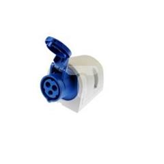 Gniazdo stałe 3P 16A 230V niebieskie IP44 113-6