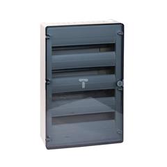 Rozdzielnica modułowa 4x18 natynkowa IP40 Golf (drzwi transparentne) VS418TD