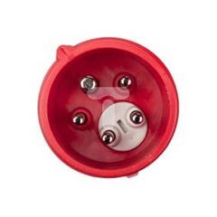 Wtyczka przenośna (zwrotnica faz) 16A 5P 400V czerwona IP44 7015-6