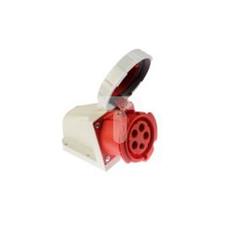 Gniazdo stałe 5P 32A 400V czerwone IP67 1252-6