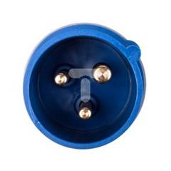 Wtyczka przenośna 16A 3P 230V niebieska IP44 Turbo Twist 013-6TT
