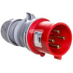 Wtyczka przenośna 32A 4P 400V czerwona IP44 Turbo Twist 024-6TT