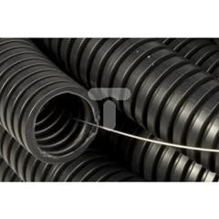 Rura karbowana z pilotem 32mm czarna 750N FMPF32 FEPCT32 /25m/