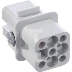 Wkład złącza 7+PE stykowy żeński EPIC H-D 7 BCM odlewany 11251500