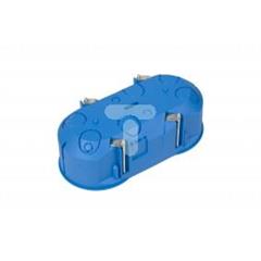 Puszka podtynkowa podwójna 60mm regips niebieska P podwójna 60N P2x60N 32090203