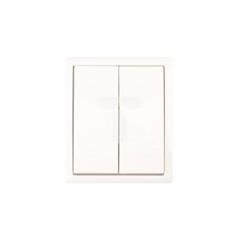 Simon Aquarius Łącznik hermetyczny schodowy podwójny IP54 biały AQW6/2/11 WMQL-3602xx-1011