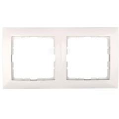 Berker/B.Kwadrat Ramka podwójna kremowa 5310128982