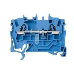 Złączka szynowa 2-przewodowa 2,5mm2 niebieska 2002-1204 TOPJOBS 