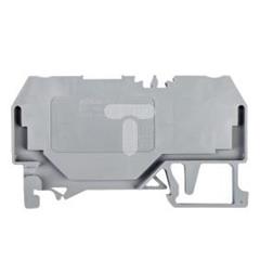 Złączka szynowa 2-przewodowa 4mm2 szara 281-916