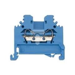 Złączka szynowa 2-przewodowa 2,5mm2 niebieska 280-104