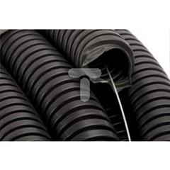 Rura karbowana z pilotem 25mm czarna 750N FMPF25 FEPCT25 /50m/