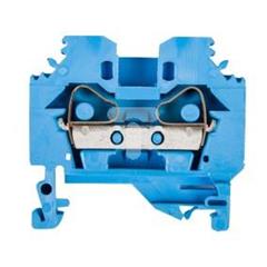 Złączka szynowa 2-przewodowa 6mm2 niebieska 282-104 