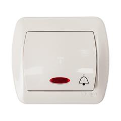 Simon Akord Przycisk /dzwonek/ beżowy AD1L/12 WMAL-491xxx-9012