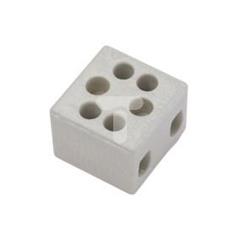 Złączka gwintowa porcelanowa 6mm2 2-tory biała ZPA 2-6A 44442516