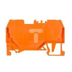 Złączka szynowa 2-przewodowa 2,5mm2 pomarańczowa 280-902