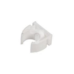 Uchwyt otwarty do rur gładkich U 18 biały 13175 /100szt./