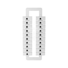 Oznacznik do złączek szynowych 2,5-70mm2 /W/ biały 43192 (20szt.)