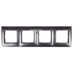 Simon 54 Premium Ramka poczwórna uniwersalna antracyt DRK4/48 WMDZ-0140xK-048