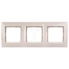 Simon 54 Premium Ramka potrójna uniwersalna kremowa DRK3/41 WMDZ-0130xK-041
