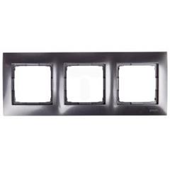 Simon 54 Premium Ramka potrójna uniwersalna antracyt DRK3/48 WMDZ-0130xK-048