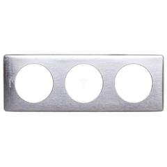 CELIANE Ramka potrójna uniwersalna aluminium anodowane 068923