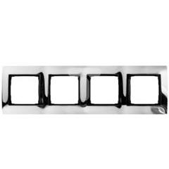Simon 54 Premium Ramka poczwórna uniwersalna metalowa chrom DR4/63 WMDZ-0140xM-063
