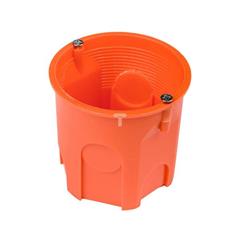 Puszka podtynkowa 60mm głęboka z wkrętami pomarańczowa PK-60 LUX 0206-51 /60szt./